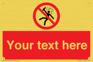 Custom prohibition Not for people in the state of intoxication